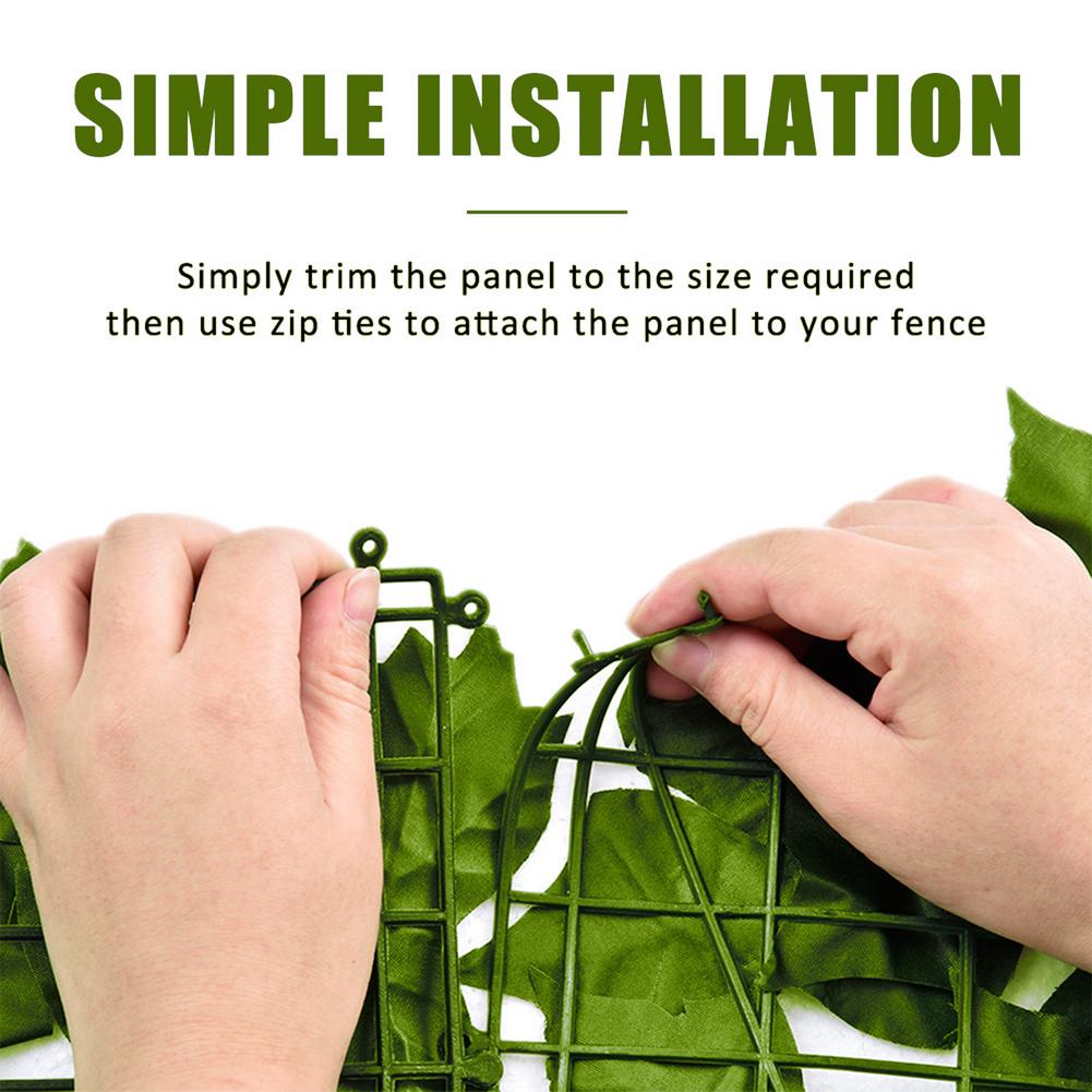 Artificial Ivy Screening Rolls Artificial Balcony Fence Can Be Cut And Spliced Garden Rattan Fence Basil Leaf Balcony Screen
