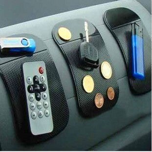 Krachtige Silica Gel Magic Sticky Pad Anti Slip Non Slip Mat Voor Telefoon Pda Mp3 Mp4 Houder Auto Accessoires multicolor