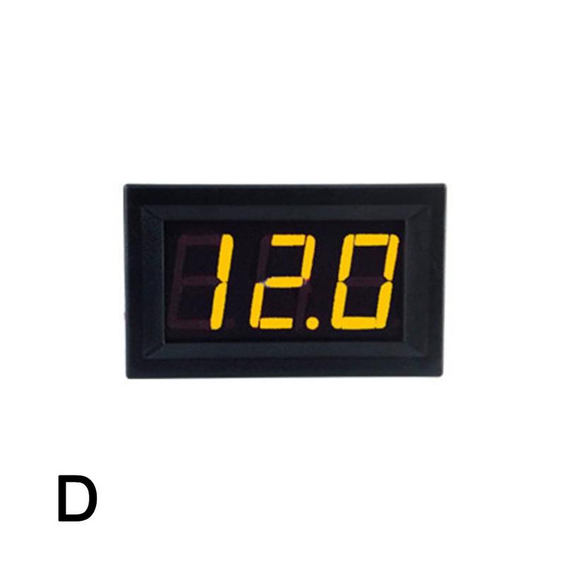 Auto LED Digital Anzeige Voltmeter Motorrad Spannung Messgerät Meter Tafel Blinkt Wasserdichte Warnleuchten Auto Zubehör 12 V