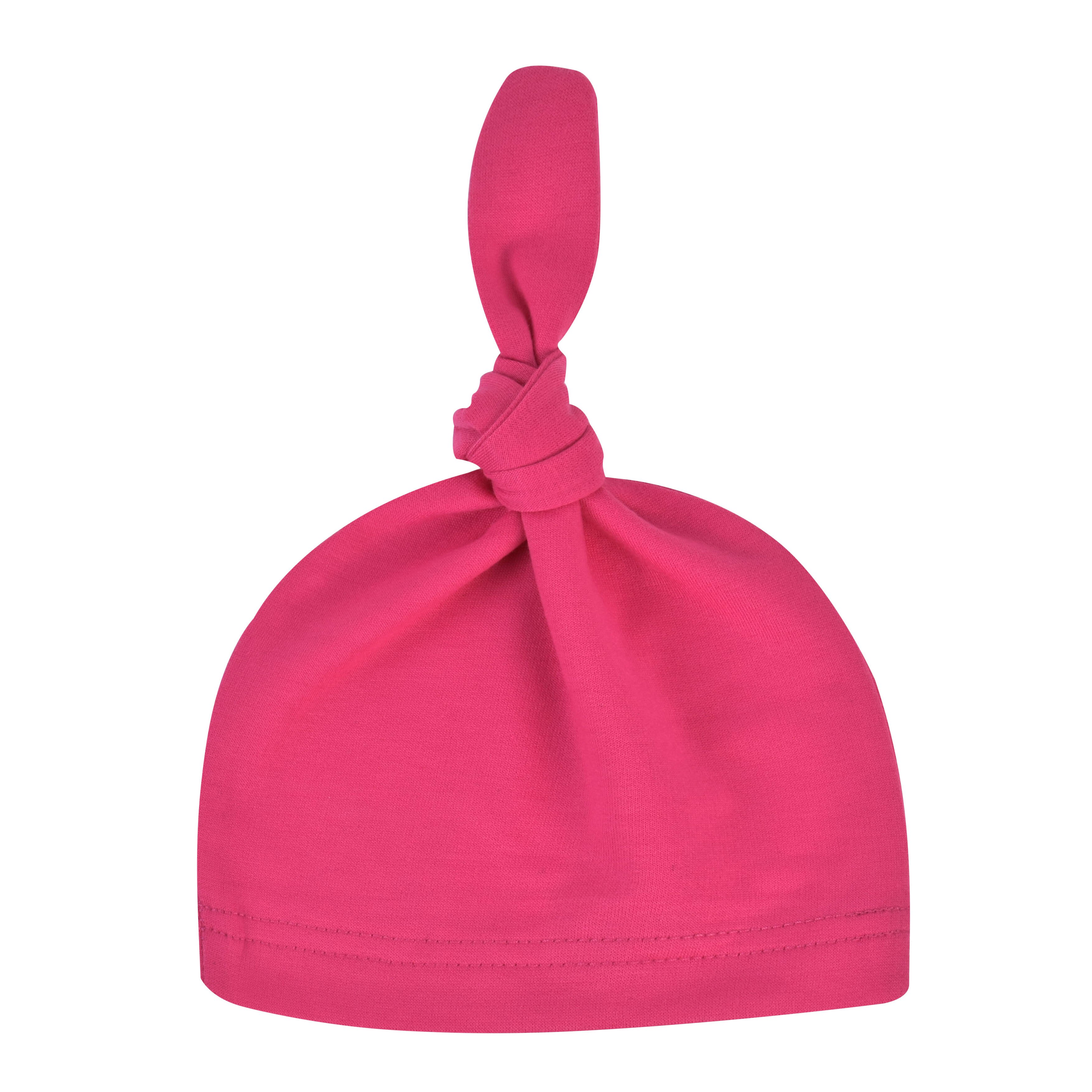 Gorros para bebé recién nacido, 100% algodón orgánico, suave, ajustable, con nudo, para niños de 0 a 3 años: MJ0023