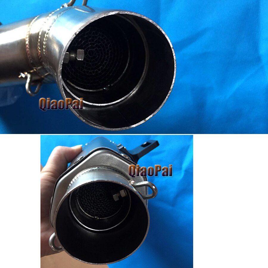 Universal motorcykel udstødningskatalysator db killer 48mm lyddæmper escape moto frontend juster
