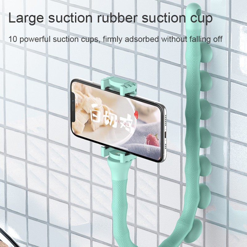 soporte de pared en vivo , soporte para teléfono móvil, soporte para bicicleta de sobremesa para coche, soporte Flexible con ventosa
