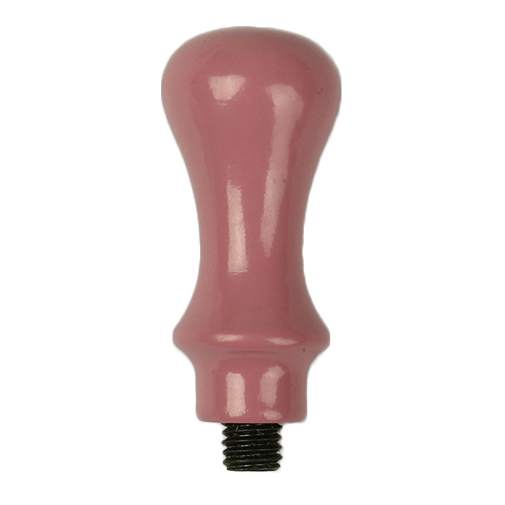 Poignée de sceau en laiton pour cachet de cire, tête de sceau rétro, manche en bois de rose, tête en cuivre pour décoration de Scrapbooking: Pink