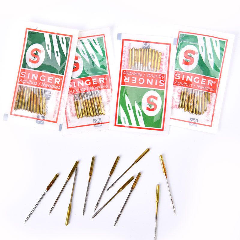 10/50pcs Singer Needles Sewing Needle Domestic Sewing Needle Multifunctional Electric Sewing Machine Titanium Plated Needle