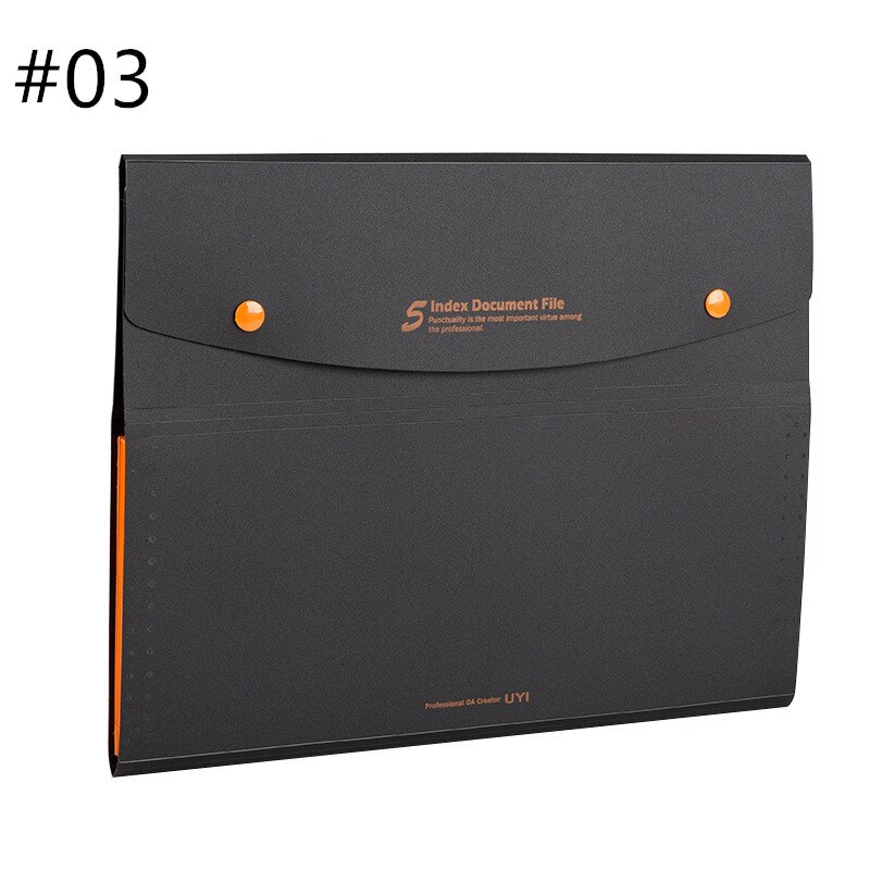 A4 File Organizer Document Houder 5-Layer Grote Capaciteit Bestanden Bag Pouch Uitbreiden Accordeon Mappen Waterdichte Office Supply