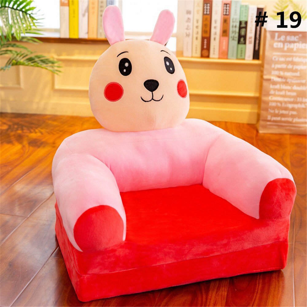 Baby Sofa Cover Geen Vullen Babyzitje multi-layer kinderen Sofa Cartoon Opvouwbare Kinderstoel Leuke Lui Persoon liggen Seat