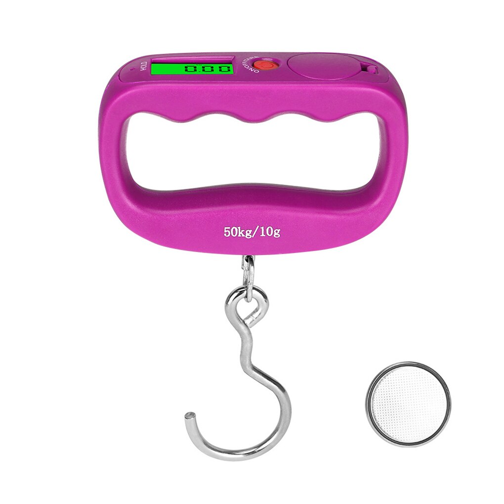 Hanging Scale Double Precision LCD Display with Backlight 50kg Tare Function Electronic Scales for Outdoor Household Market