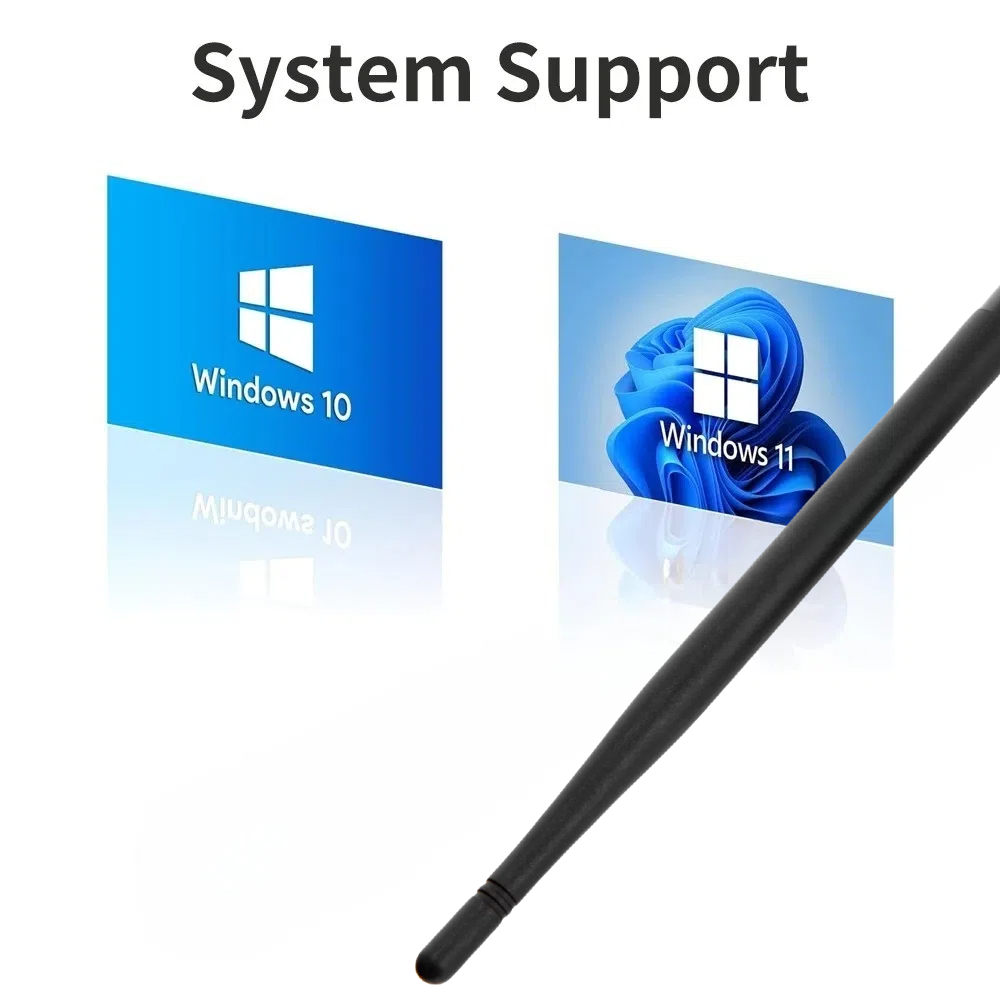 900Mbps WiFi USB Adapter 2 in 1 Bluetooth 5.3 Wifi6 Network Card 2.4G/5Ghz 5dbi Antenna USB Dongle Receiver Free Driver For PC