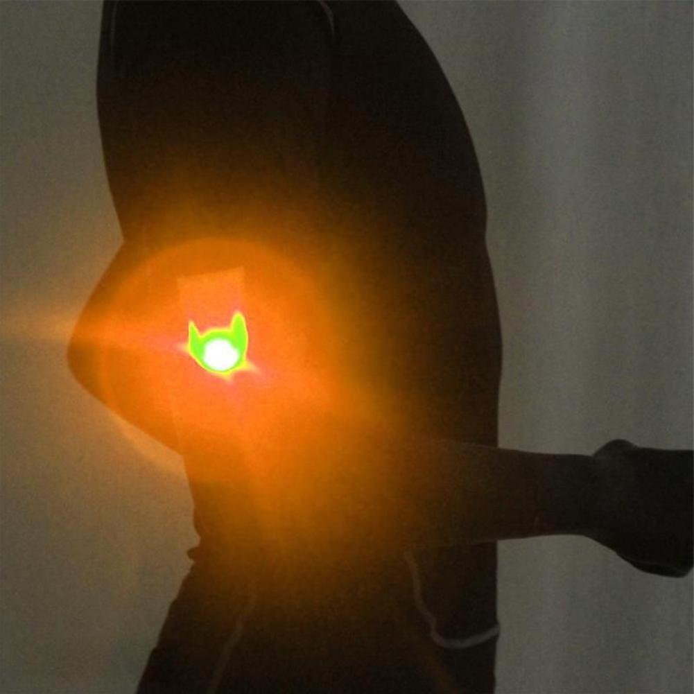 3 Stuks Led Hardlooplamp Outdoor Sport Led Veiligheidslicht Hoge Zichtbaarheid Reflecterende Magnetische Clip Lichten Voor Hardloophonden Fiets