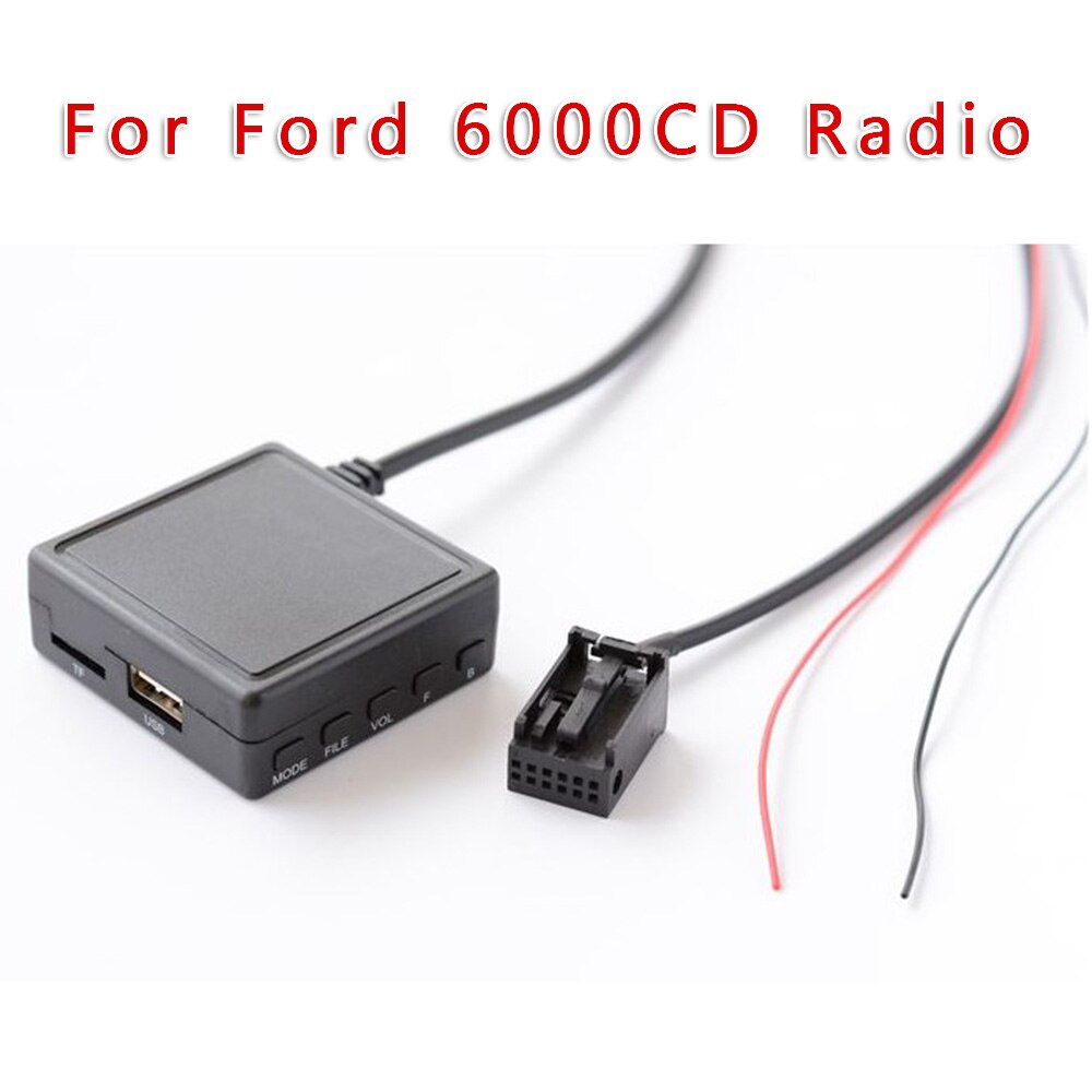 Til ford 6000cd radio bluetooth musikadapter 1 sæt tilbehør del bil