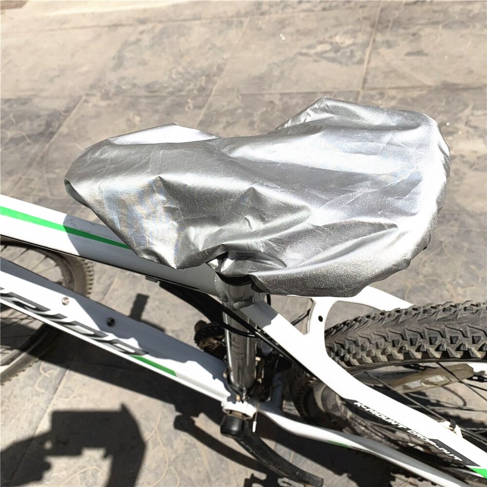 Housse de siège de vélo housse de pluie de siège de vélo extérieur imperméable élastique résistant à la poussière et à la pluie protecteur UV accessoires de vélo de cyclisme