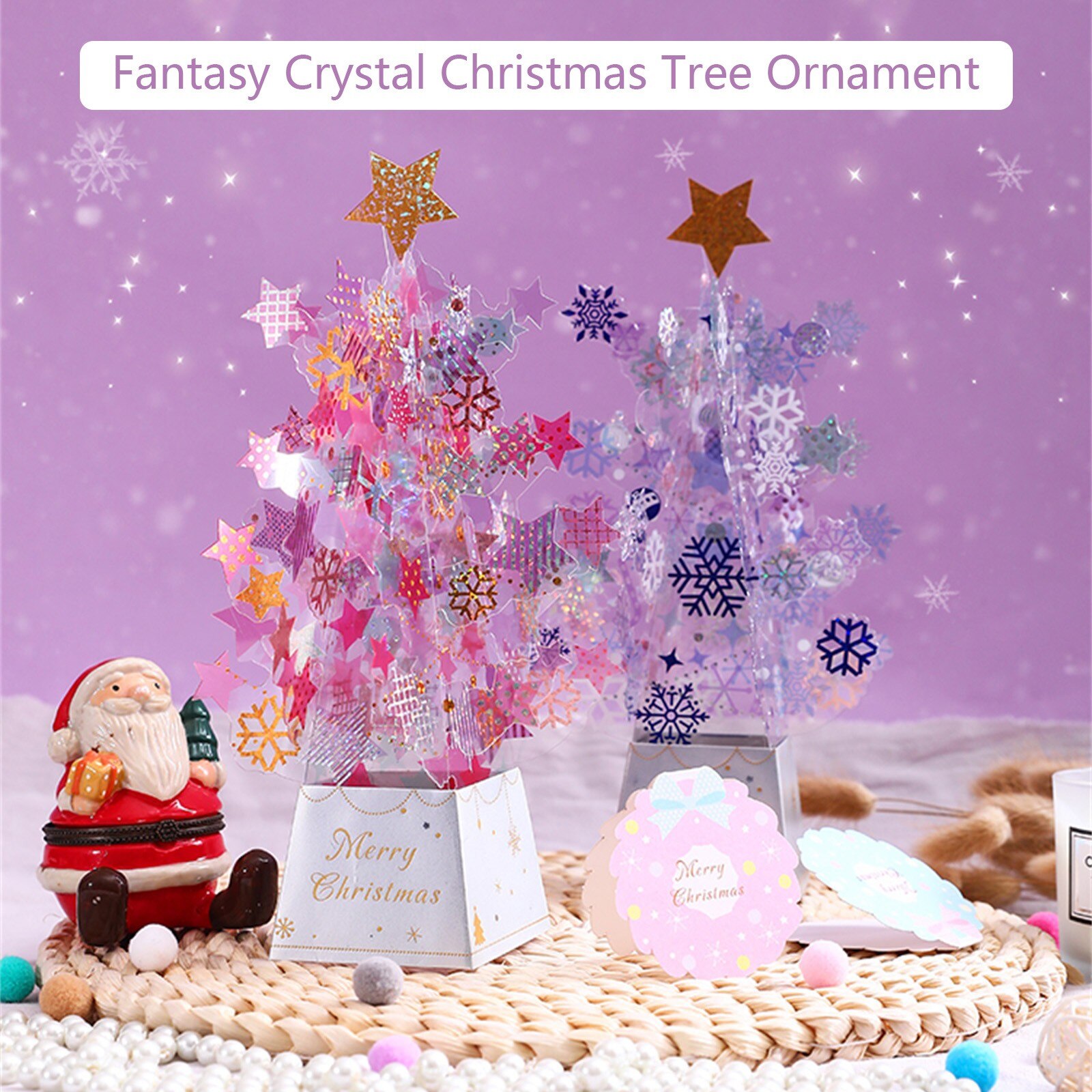 Christmas Greeting card three-dimensional 3D Handmade Card Year And Thanksgiving Thank You Card Christmas Decoration