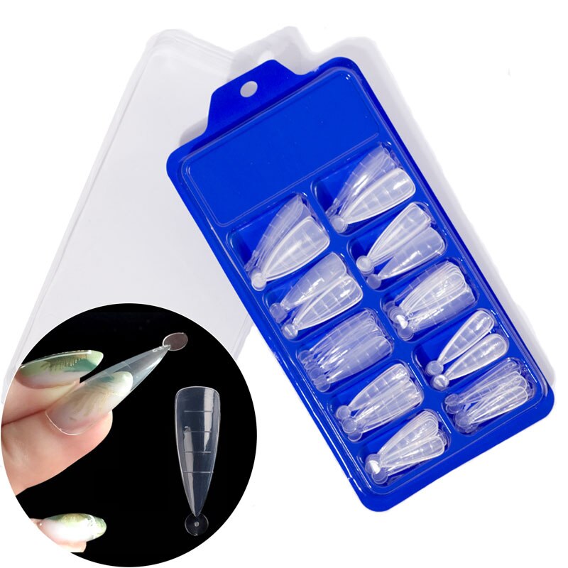 120/100Pcs Nail Forms Tips Voor Quick Building Uv Extension Gel Mold Nail System Tips Nagel Tips bovenste Formulieren Voor Nagels