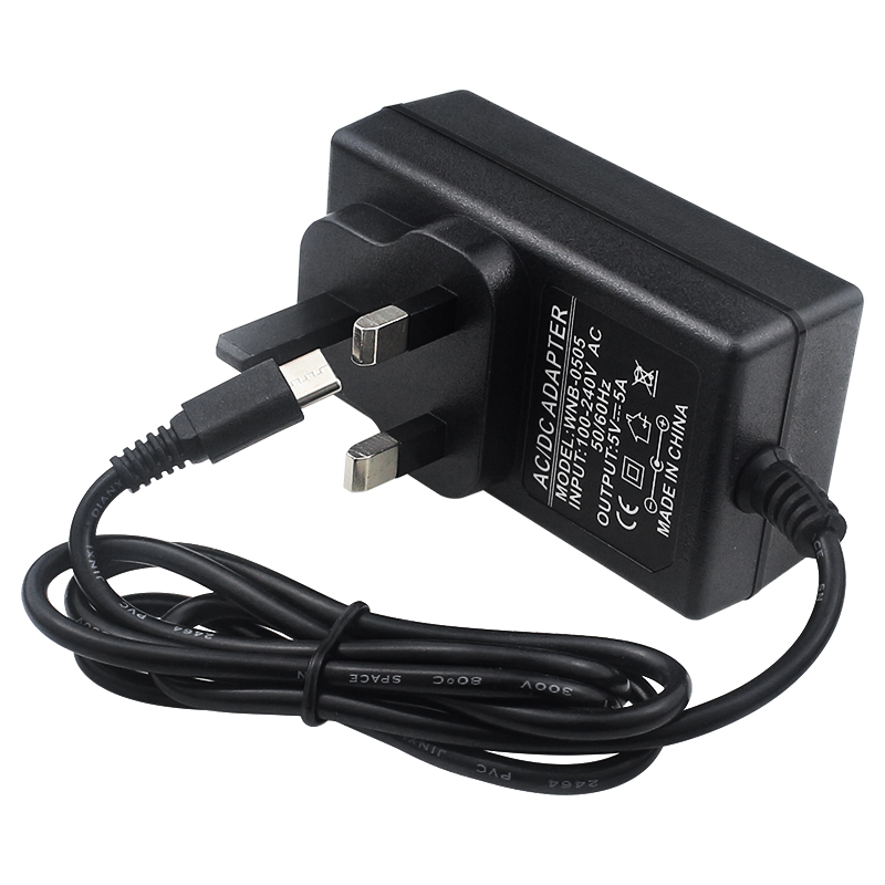 Fuente de alimentación de 5V 5A para Orange Pi 5 Pro / Max / Ultra / Plus / 4A / RV/ RV2 Puerto USB tipo C Enchufe UE EE. UU. Reino Unido Raspberry Pi 5