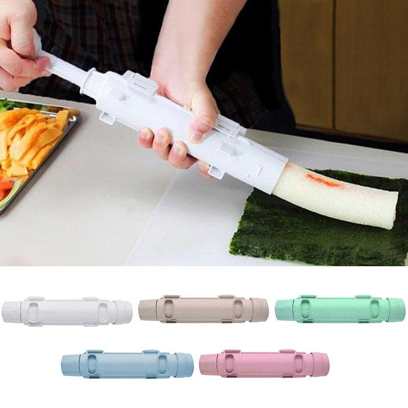 Roller Rice Mold Sushi Maker Sushi Bazooka Groente Vlees Rolling Tool Diy Sushi Making Machine Keuken Sushi Tool