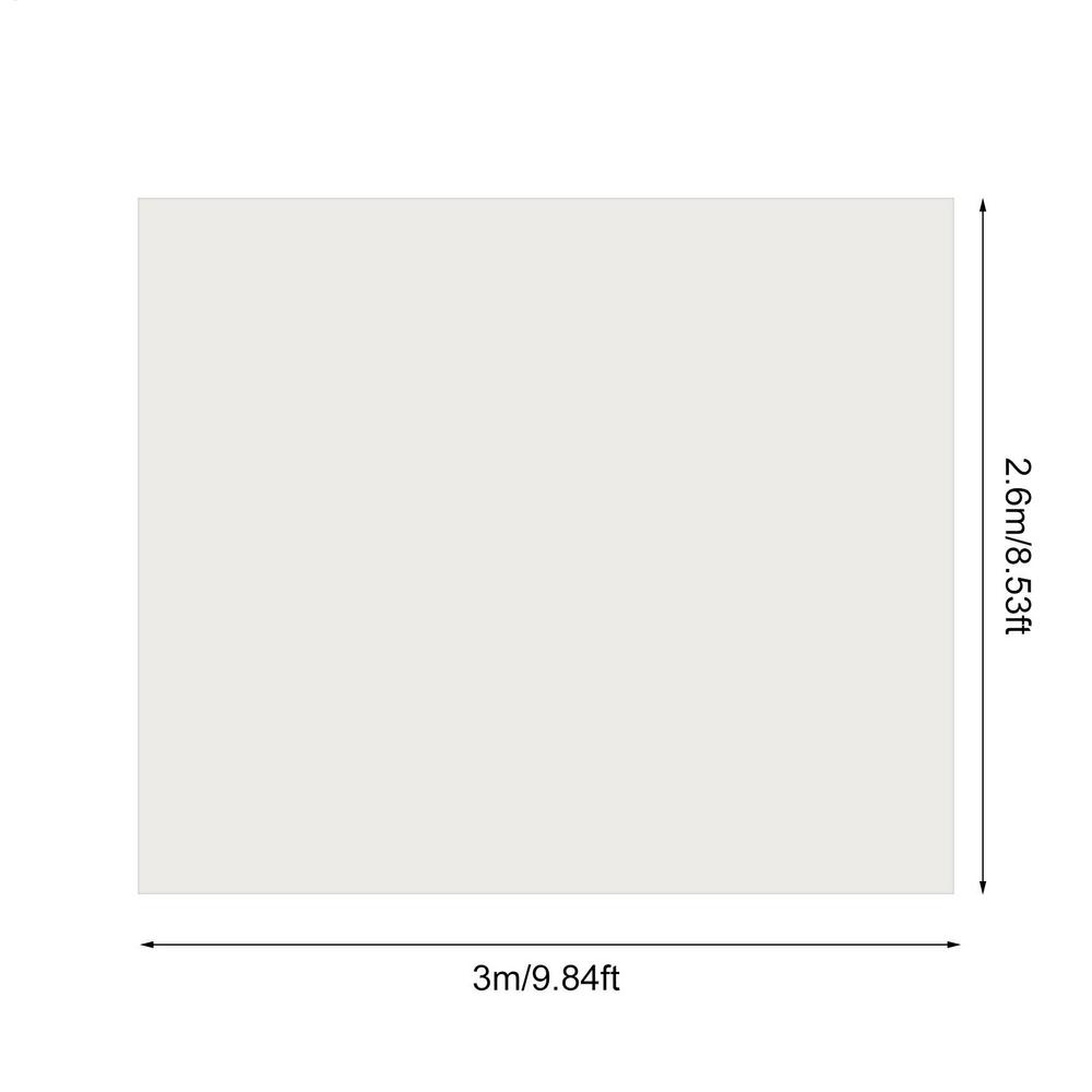 Zonnekap voor terras Zonwering Zonneschermen Luifel Onderdak 3x2.6m / 9.84x8.53ft Patio Bekleding voor Achtertuin Zwembad Dek Gazon: Default Title