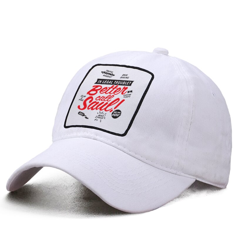 Meglio Chiamare Saul Berretto Da Baseball Donna Berretti Coda di Cavallo Caps Papà Trucker Snapback Cappello Solido Boinas Gorras Casquette Sole Cappelli Ombra: White 6