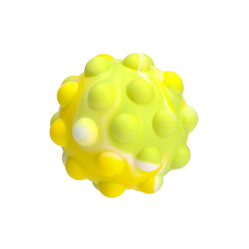 Nuovo arcobaleno Silicone pop palla decompressione Fidget giocattolo irritabilità sollievo spremere Mini palle autismo diversione giocattolo relax: 3