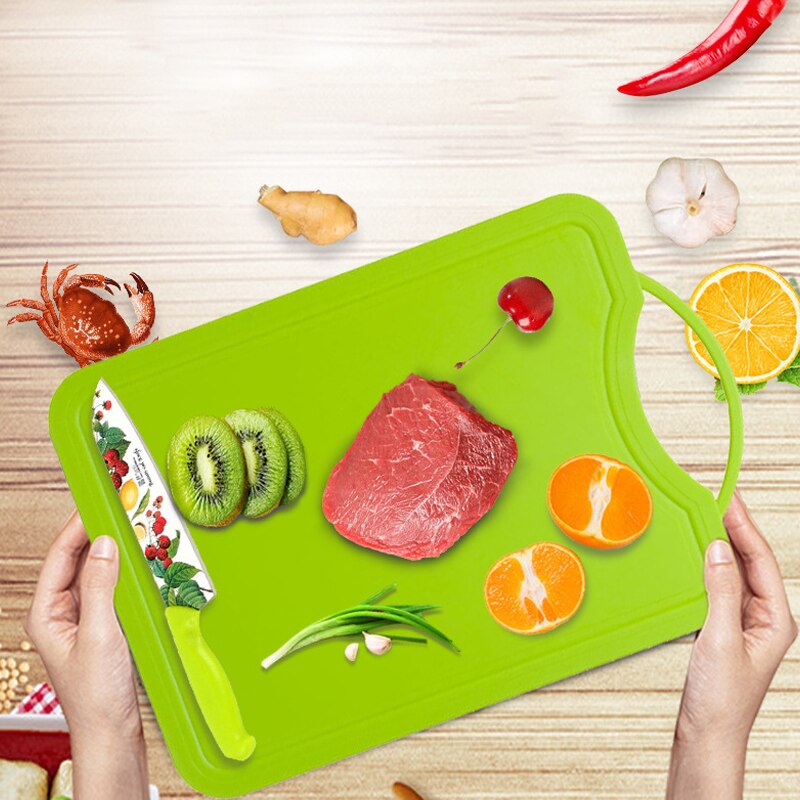 Keuken Snijplank Pp Plastic Snijplank Keuken Accessoires Non-Slip Cut Fruit Board Keuken Snijplank