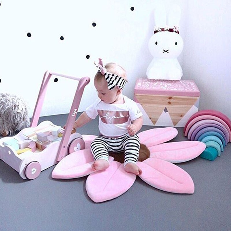 Bloem Speelkleed Bad Kussens Voor Baby Bloeiende Sink Bad Voor Bescherming Baby Wastafel Douche Leuke Zachte Kussen Pasgeboren