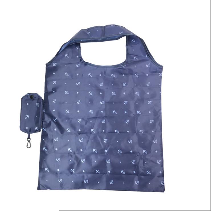 Shopping Bag Floral Print Reusable Foldable High Capacity Portable Eco-friendly Storage Bag: F