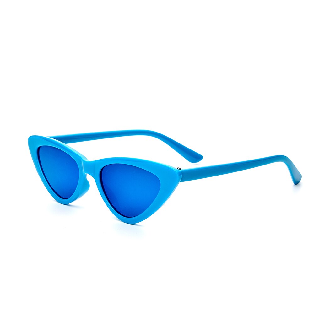 Katze Auge freundlicher Gläser Jungen UV400 Objektiv Baby sonnenbrille Nette Brillen Sonnenbrille freundlicher verrotten Blau 7 Farben: Blau