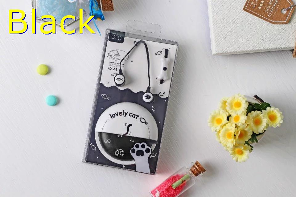 Leuke Kat Bedrade Oortelefoon Gril Kinderen 3.5Mm Oordopjes Muziek Headset In Ear Casque Voor Iphone 6 Samsung Xiaomi MP3/4