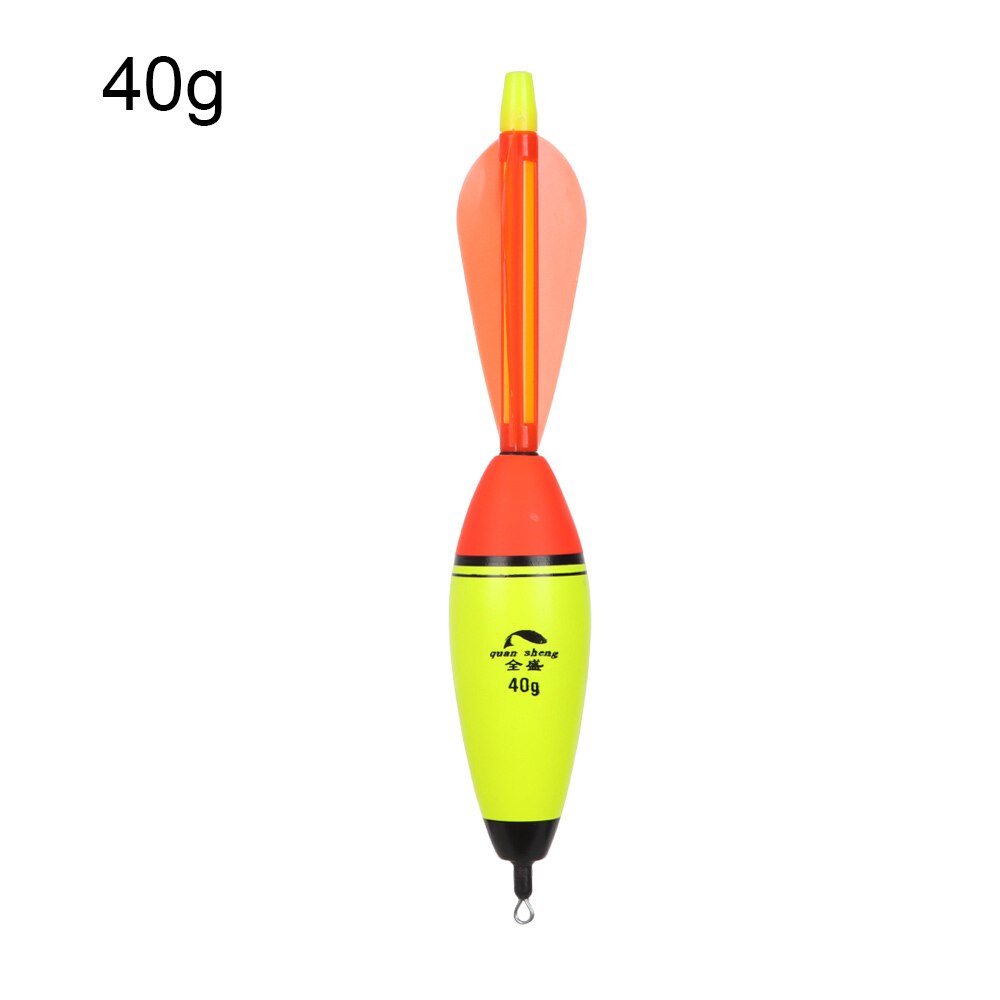 Flotteur de pêche lumineux, avec aile rotative, élastique, en mousse, 40g – 100g