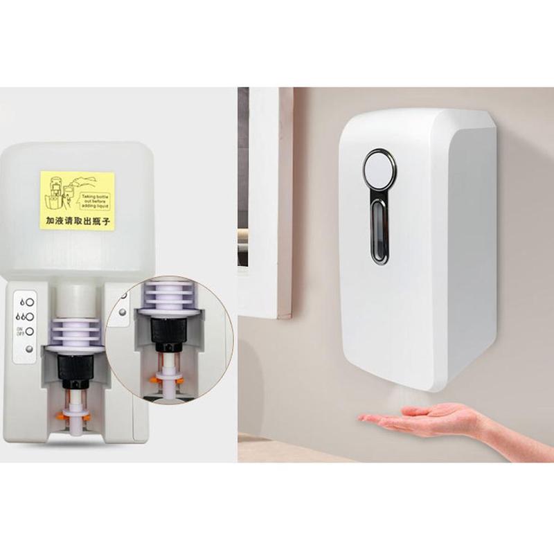 Distributeur automatique de désinfectant pour les mains de capacité 1000ML avec Station de support sans contact
