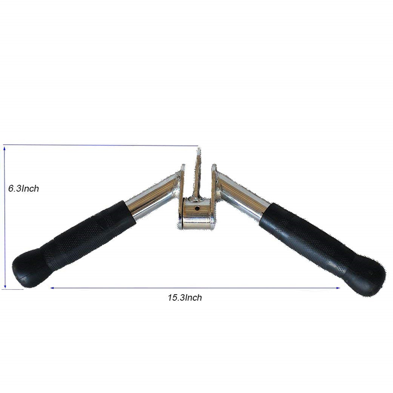 Barra girevole a forma di V pvd Pull Down Blaster maniglia premere verso il basso impugnatura puleggia attacco cavo sollevamento pesi allenamento v-bar: Default Title