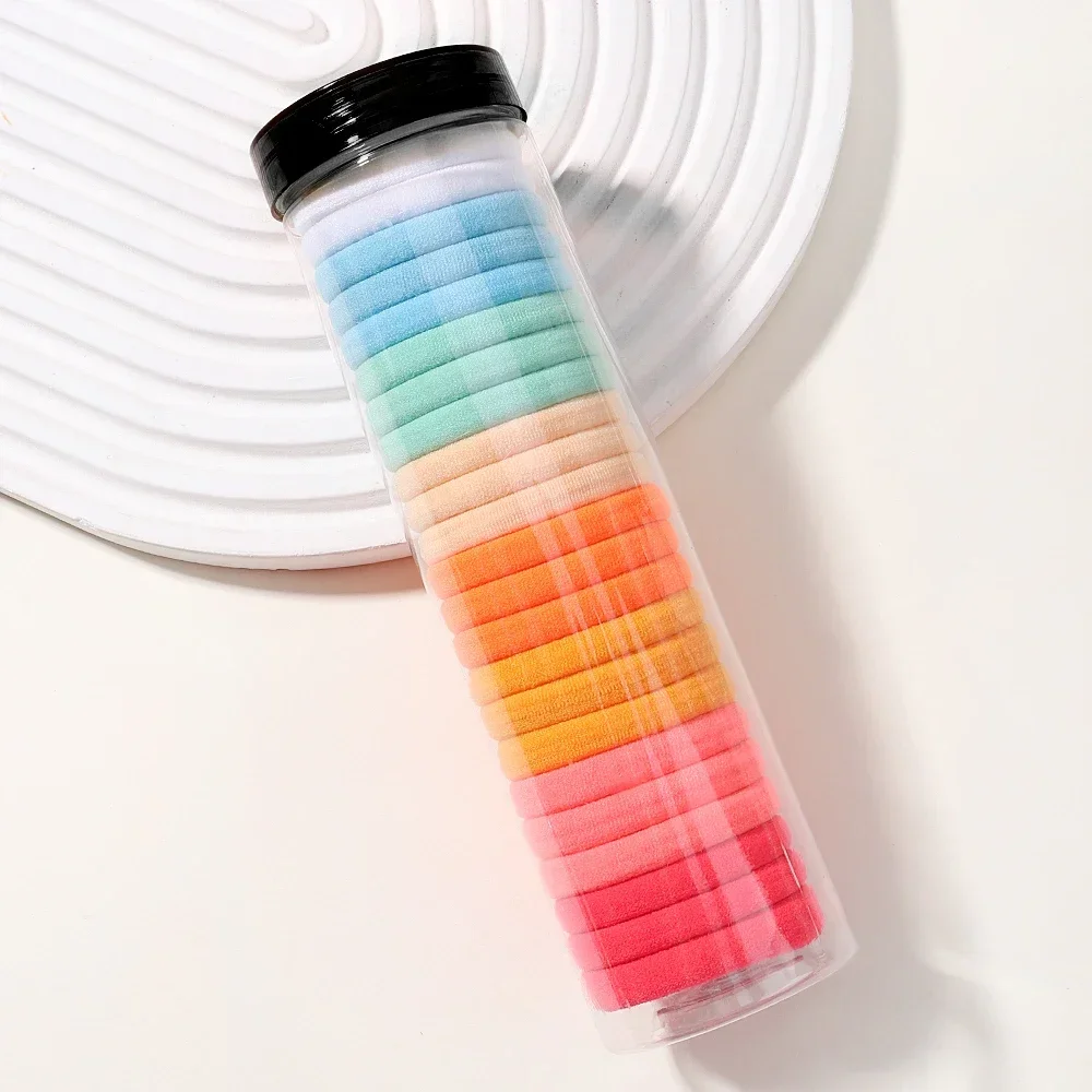 Gomas elásticas para el pelo para niña y mujer, cintas elásticas sencillas para el pelo, coletero, accesorios para el cabello, 12 piezas: Turquesa