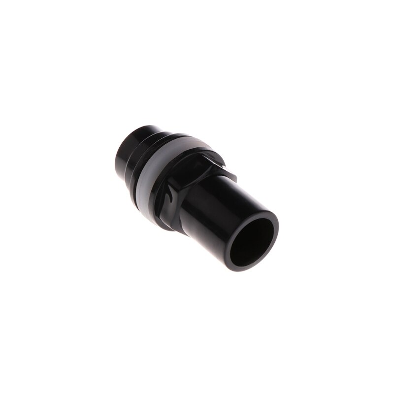 Aquarium Inlet Outlet Fitting Head Water Pipe Fitting Connector 20/25/32/40/50mm 85WC: Black 20mm
