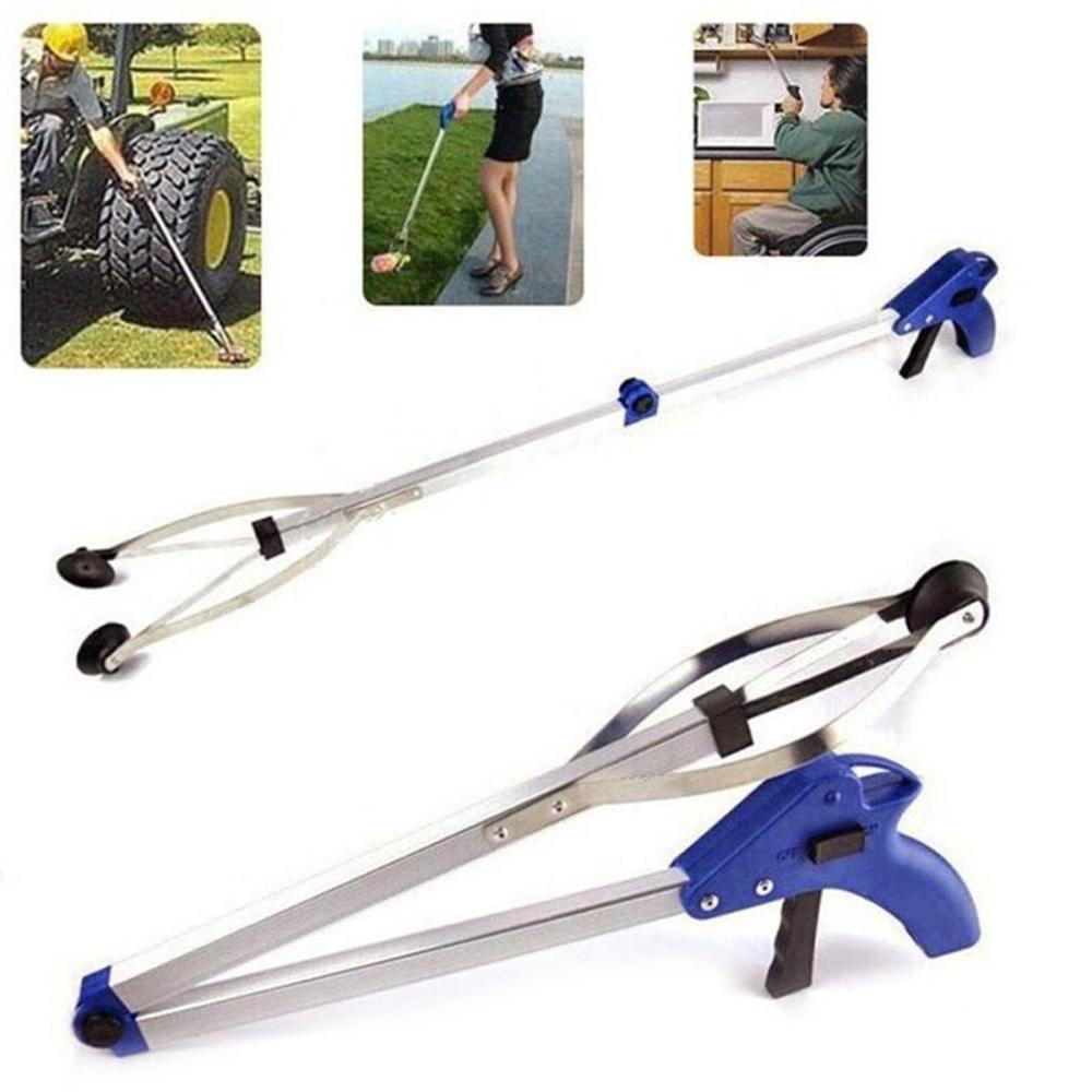 83cm Pliable Poubelle Ramasser Outil Grabber Reacher Bâton Atteignant Prenez Étendre la Portée Pliant Grabber Ramasser OUTIL Reacher Prolonger: Default Title