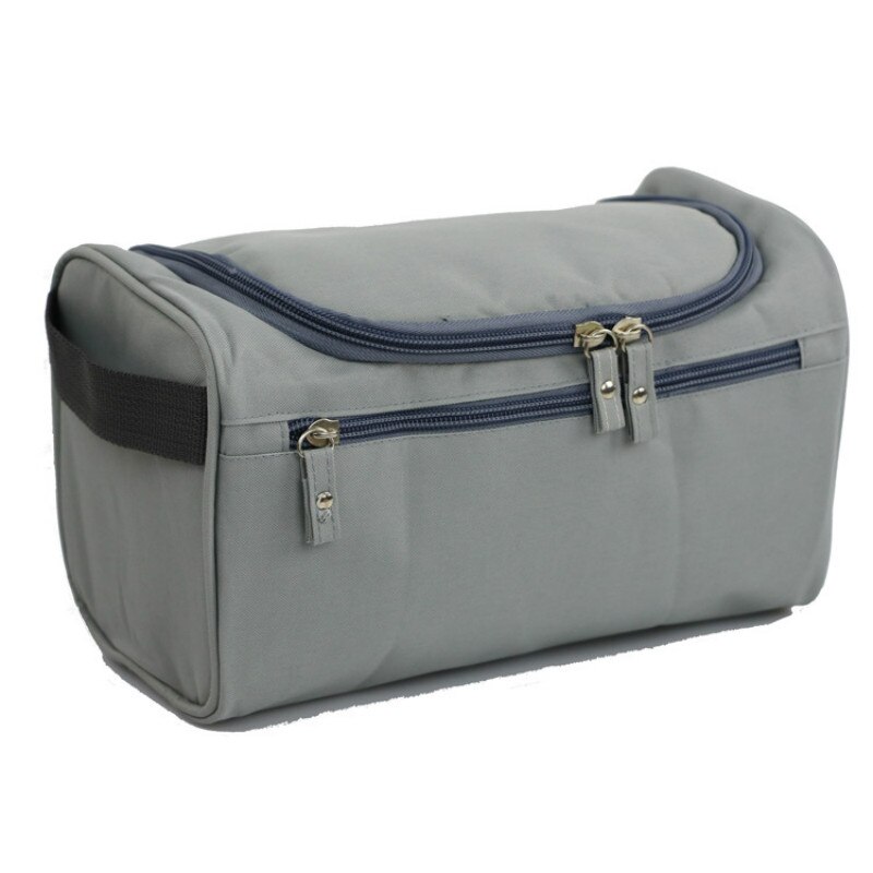 Zipper Man Women Waterproof Makeup Bag Cosmetic Bag Beauty Case Make Up Organizer Toiletry Bag Kits Storage Travel Wash Pouch: Gray