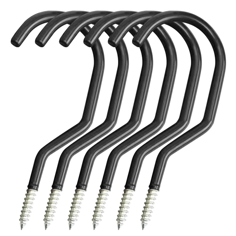 6 pièces crochets de vélo crochets de stockage de vélo robustes cintres de rangement hangar Garage crochet en métal support de support pour mur