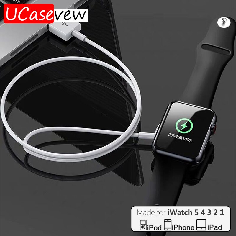 Horloge Snellader Magnetische USB Charge Kabels voor Apple iWatch Serie 5 4 3 2 1 Universele Laadkabel voor iPhone 11 Xs XR