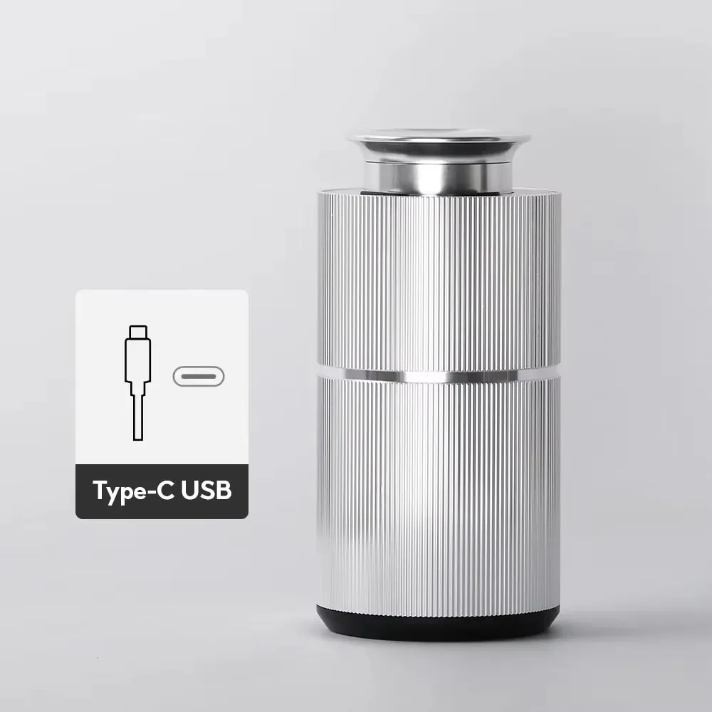 NAMSTE Carregamento USB Difusor de Carro para Casa Dispositivo de Perfume Distribuidor de Odore Aroma de Ar Escritório Uso Doméstico 20ML Smart PCB Laid Flat: Cáqui escuro