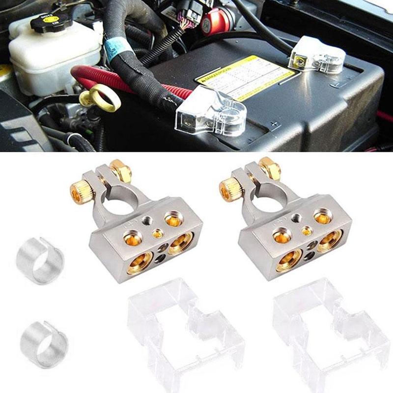 Car Battery Terminal Cover Car Battery Clip Connector Audio modified Battery Head,Battery Clip Fit for most car, boat