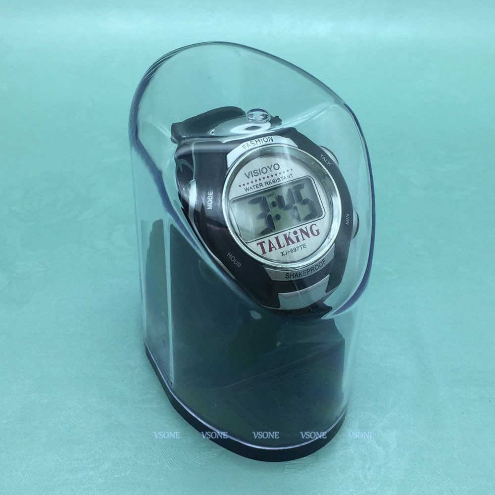 Visioyo digitaal engelstalig polshorloge met wekker in sportstijl