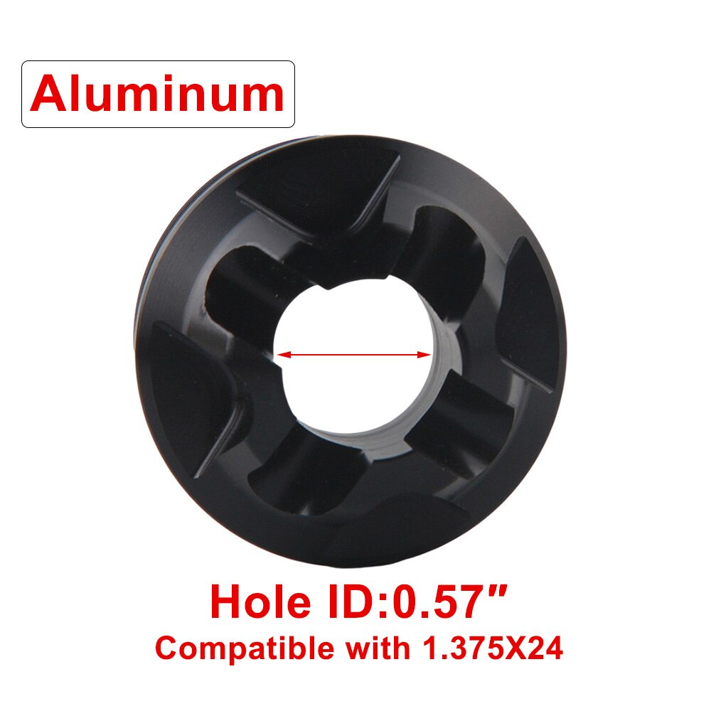 Aluminum 1.375x24 thread brake Adapter Mounts Front end Cap for car Oil Catching Cleaning Device Kits accessories