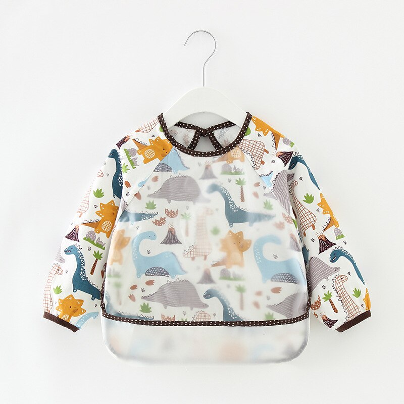 niemowlę Fartuch Bandana Bebes śliniaczki niemowlę śliniaczki wodoodporny dziecko jedzenie odzież dzieci's długo rękawy karmienie bluza śliniaczek: 1