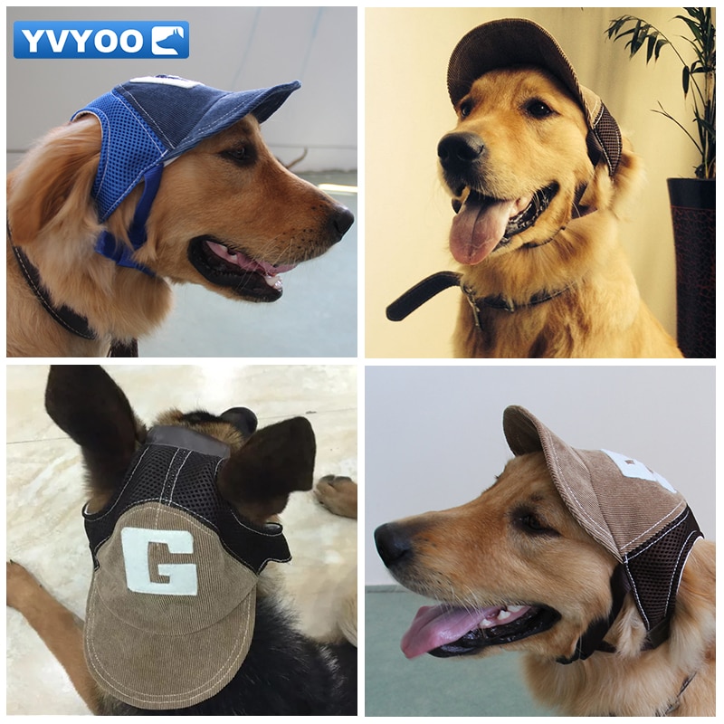 Yvyoo stilig hund keps baseballkeps fritidsresor solskyddshatt manchester ventilerande mesh justerbar 2 färg  a09