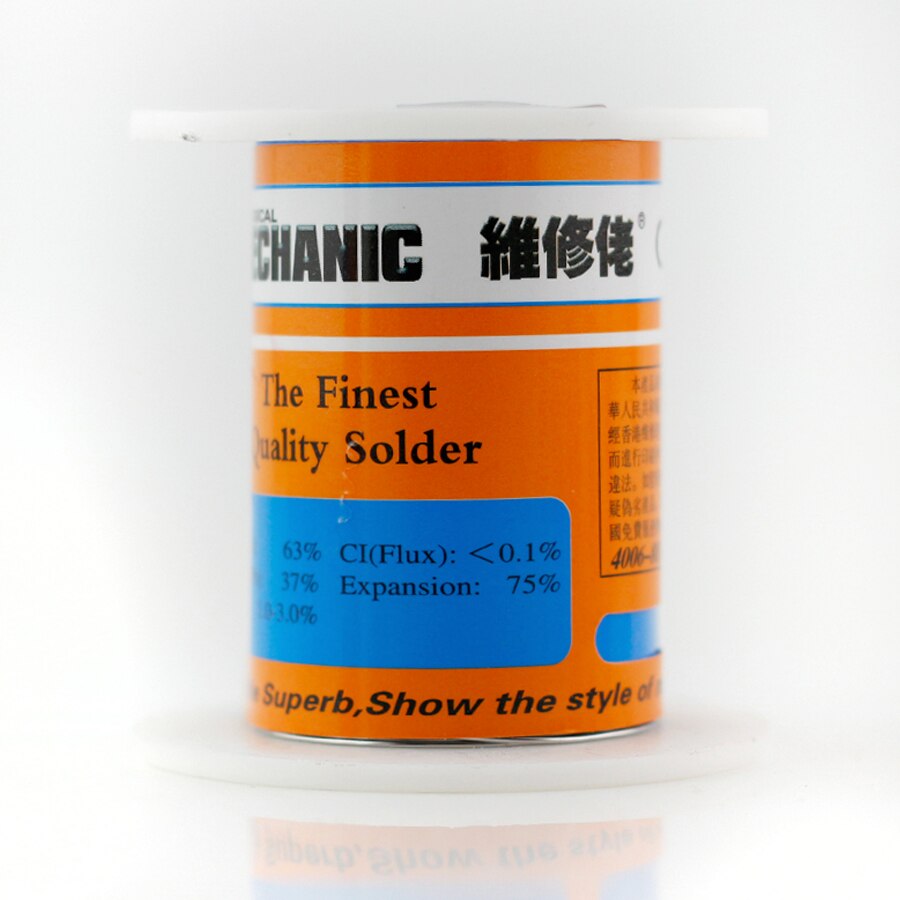 Monteur 50G Soldeer Reel Rosin Core 0.3/0.4/0.5/0.6/0.8Mm Lage Smelten punt Solderen Tin Bga Lassen