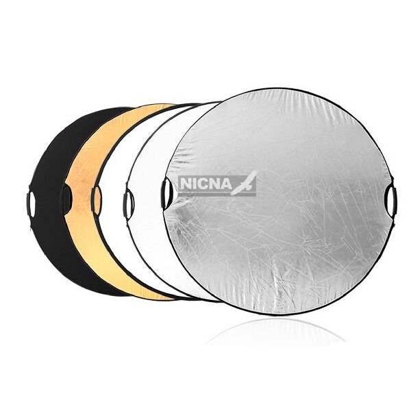Handheld 80 cm 32 "5 in1 Inklapbare disc Light Reflector voor Flash Photo Studio fotografie