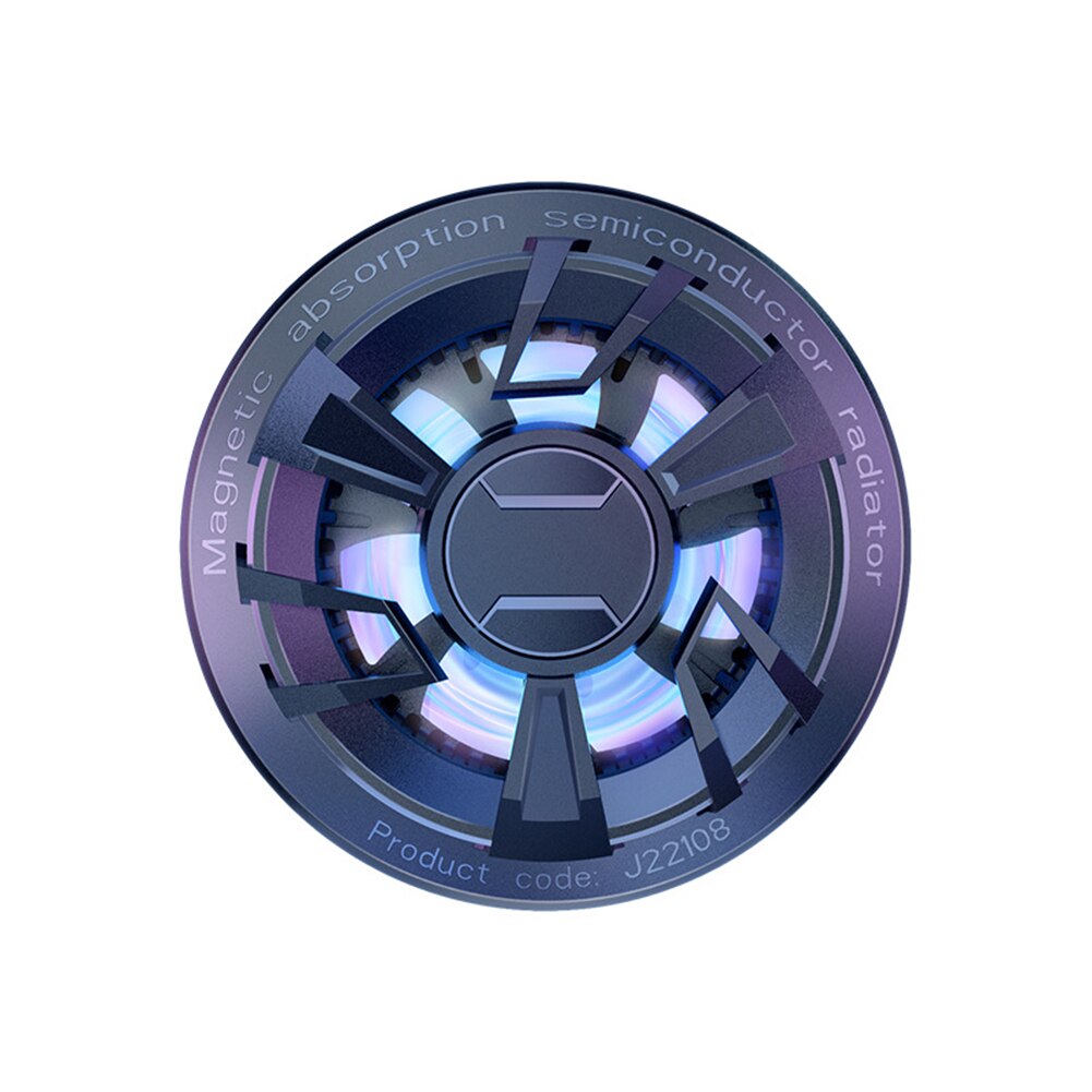 Draagbare Mobiele Telefoon Koelventilator Magnetische Halfgeleider Radiator Spel Mute Koellichaam Universele Voor Ios Android Telefoons Tabletten: Default Title