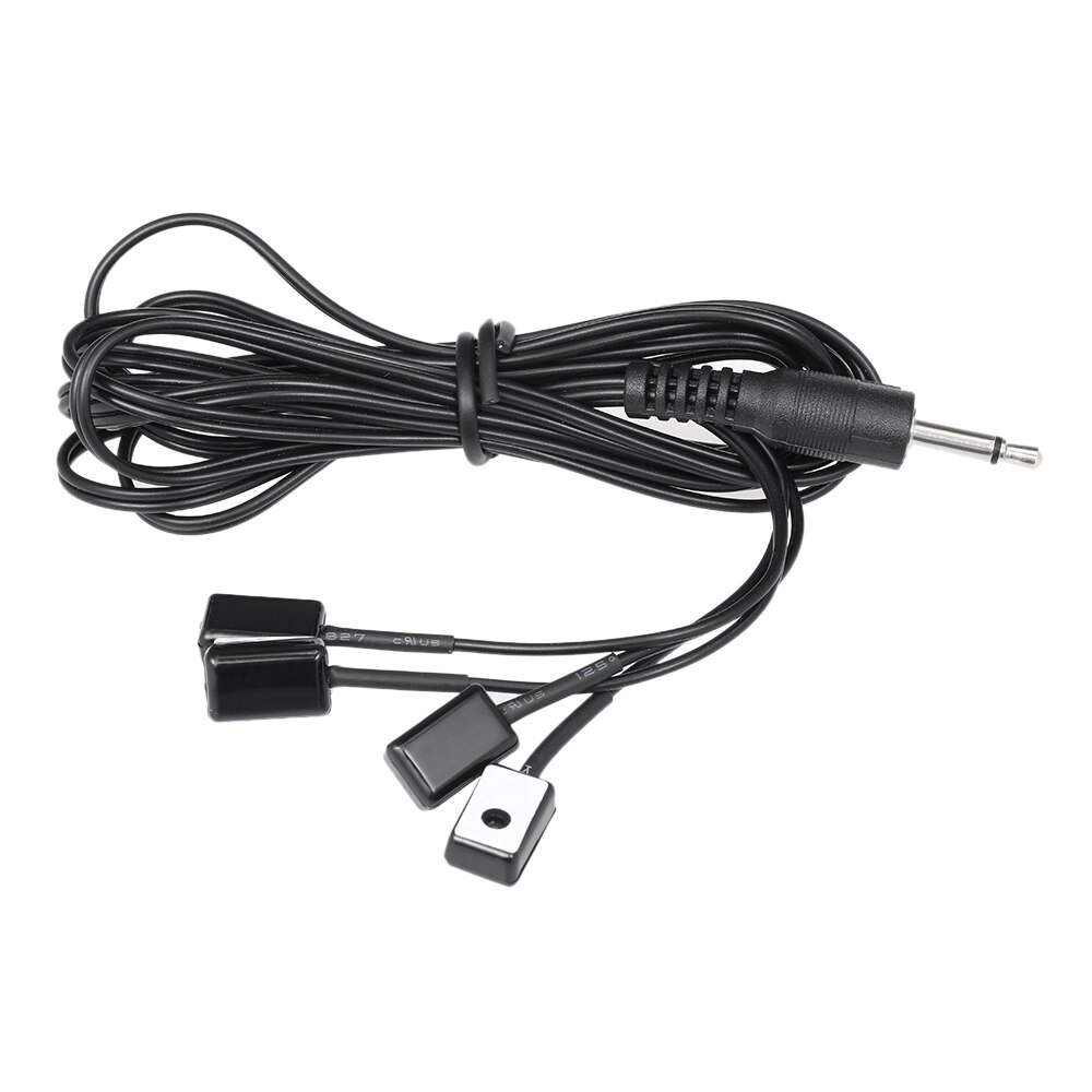 1m/3.3ft IR Emitter TV BOX Extension Cable Durable Emission Lines Remote Control Extender Wire Cord with 3.5mm Jack