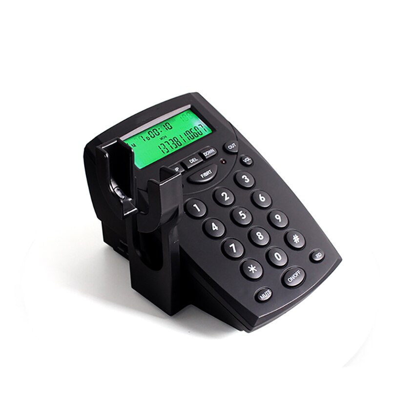 Telefoon Toetsenblok Met Headset Stand, call Center Wijzerplaat Key Pad Telefoon Zwart Snoer Toetsenblok Met Caller Id Voor Home &amp; Business