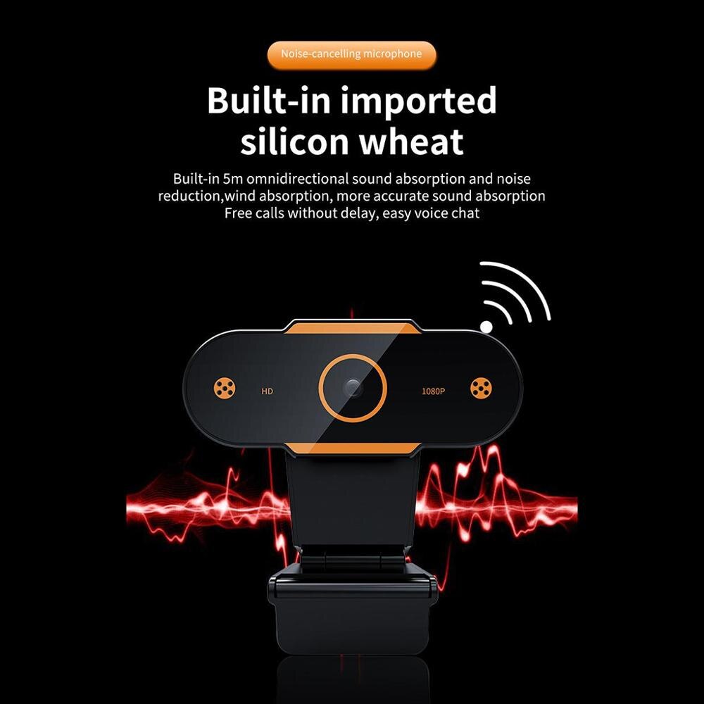 Autofocus Webcam 1944P 1080P Full Hd Web Camera Met Ingebouwde Microfoon Usb Plug Web Cam voor Pc Computer Laptop Desktop Video