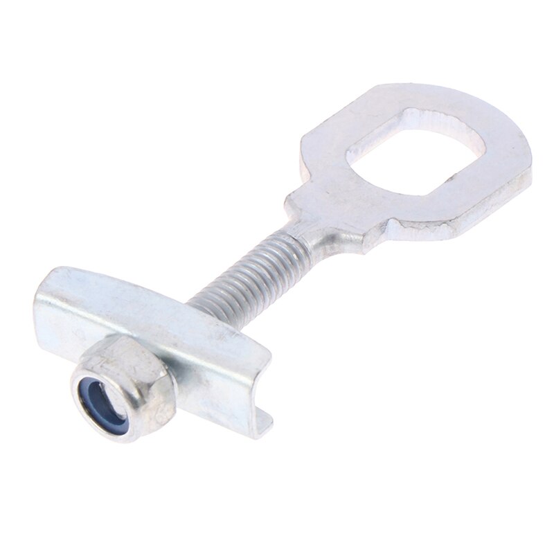 2PCS Silver Fixed Gear Bicycle Chain Adjust Bolt 1 Speed Commuting Bike Chain Tensioner Pull Tight Screw Bolts