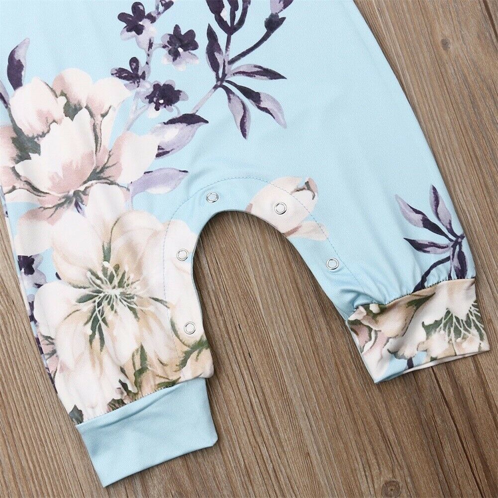 Baby Baby Meisje Jongens Zomer Bloemen Romper Hoofdband 2 Stuks Mouwloze Jumpsuit Outfits Kleding Set